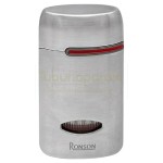 Bricheta pentru trabuc Ronson Fen Silver cu punch de culoare argintie cu 3 arzatoare